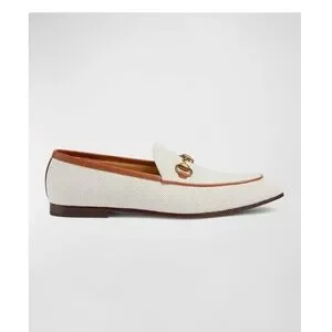 Gucci | Shoes | Nwt Mens Gucci Jordaan Canvas Bit Loafers  display picture 1